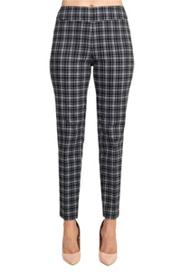 Counterparts - Banded Waist Printed Pencil Cut Pull-on Pant
