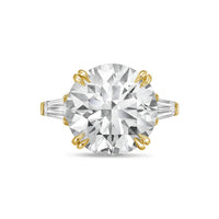 Diana M Jewels - Women's Round & Baguette Lab-grown Diamond Jewelry Ring (8.00 Ct) - Elegant Plus