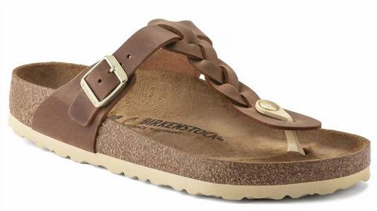 Birkenstock - Women's Gizeh Braided Oiled Leather Sandal Regular/Wide