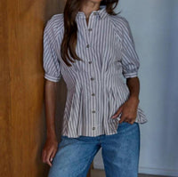 By Together - Cinched Waist Top
