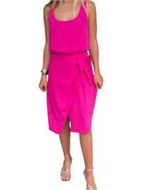 Trina Turk - O'rita Sleeveless Tie Waist Midi Dress