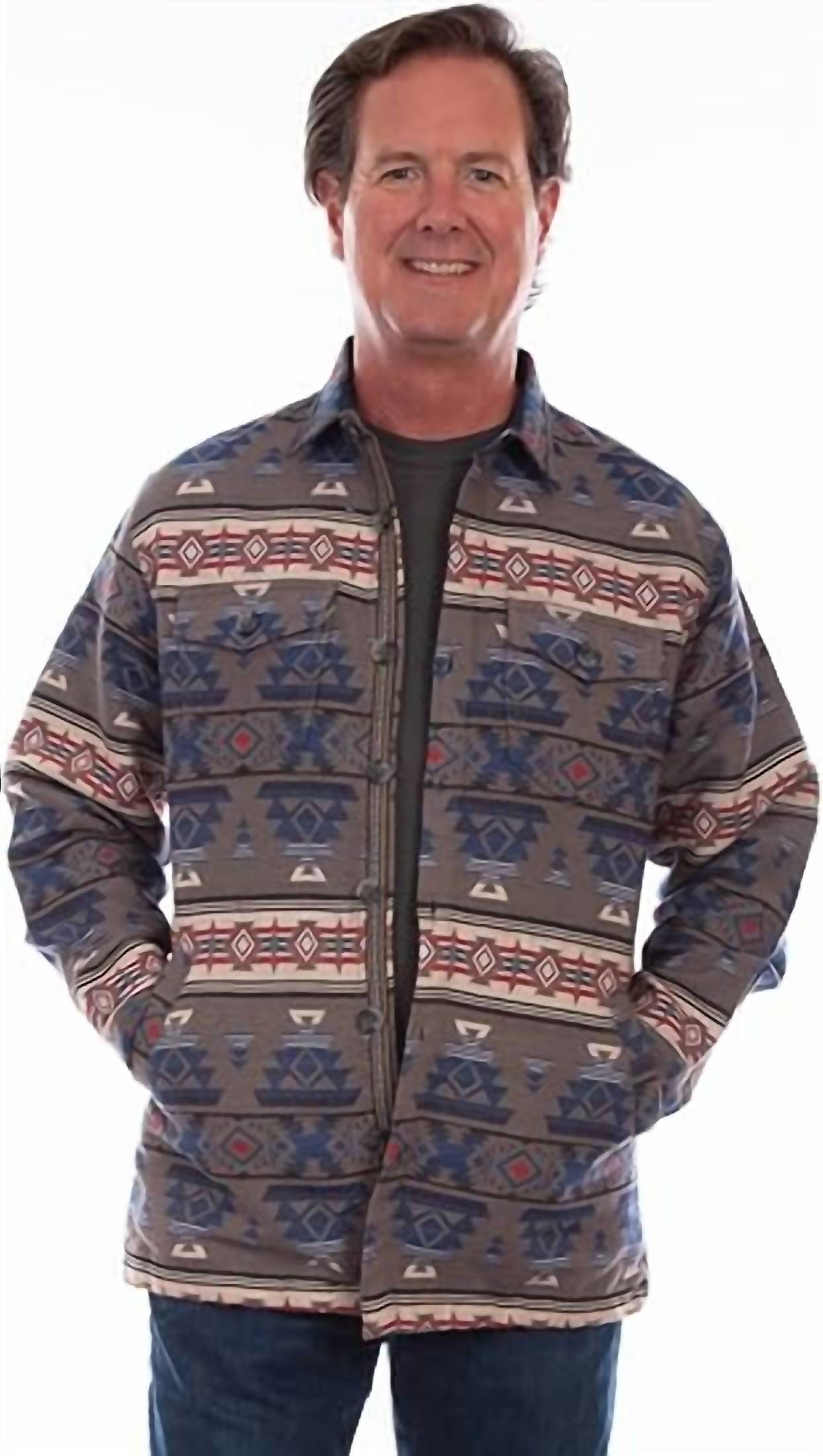 Scully - Men's Western Southwest Shirt Jacket