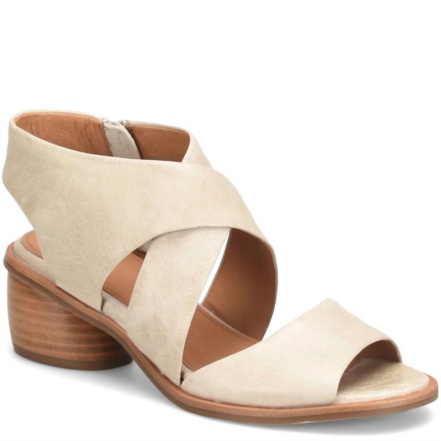 Sofft Women's Camille Leather Sandal in tapioca - women's sandal