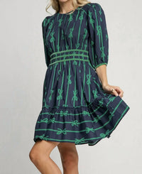Umgee - Belle Of The Bow Mini Dress