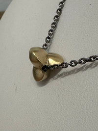 Lisa Ziff Designs - 10k Acorn Necklace With Rho Chain