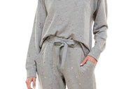 Roudelain - Women's Foil-star-print Long Sleeve Pajama Top