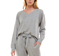 Roudelain - Women's Foil-star-print Long Sleeve Pajama Top