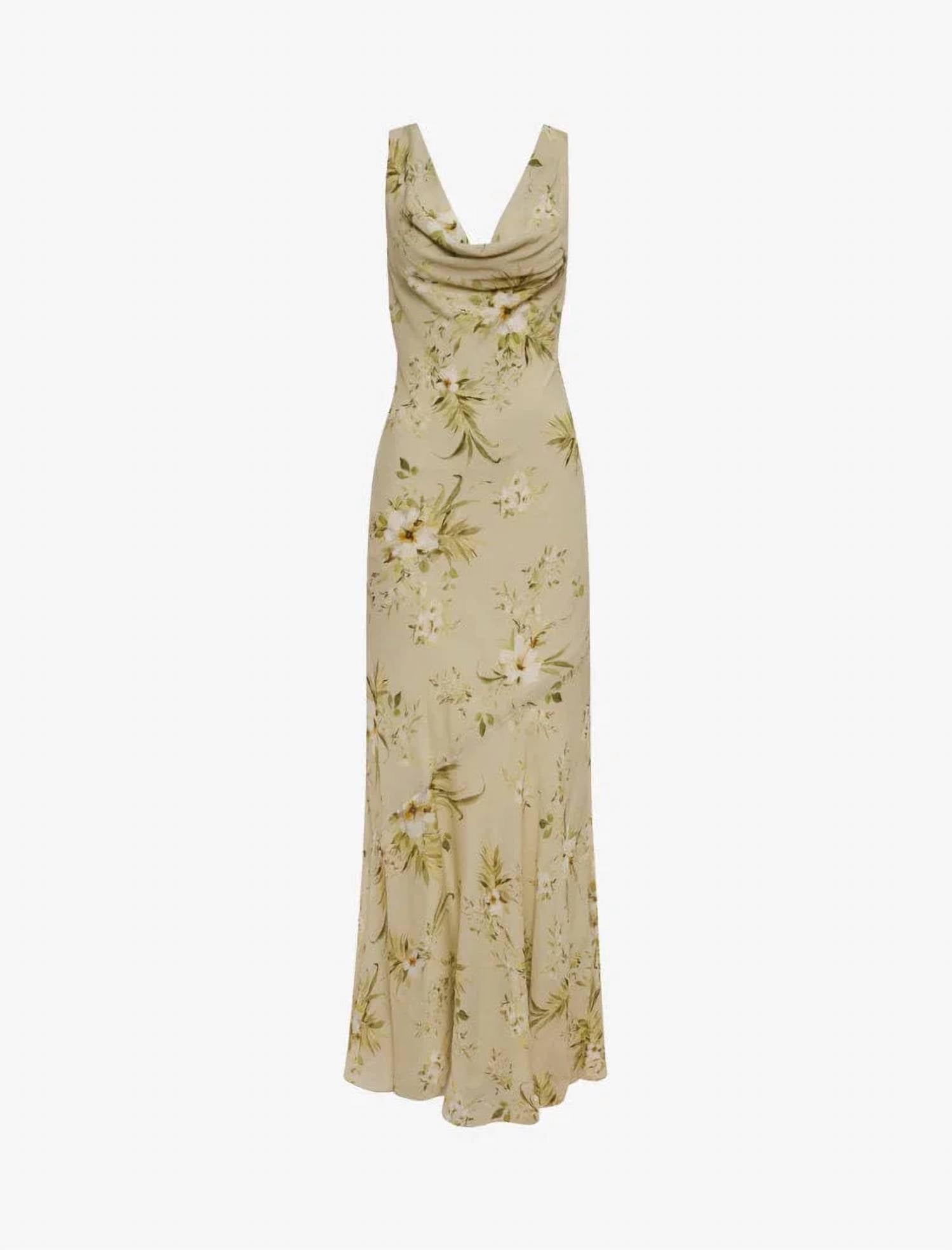 Rumored - Hollywood Cowl Neck Gown