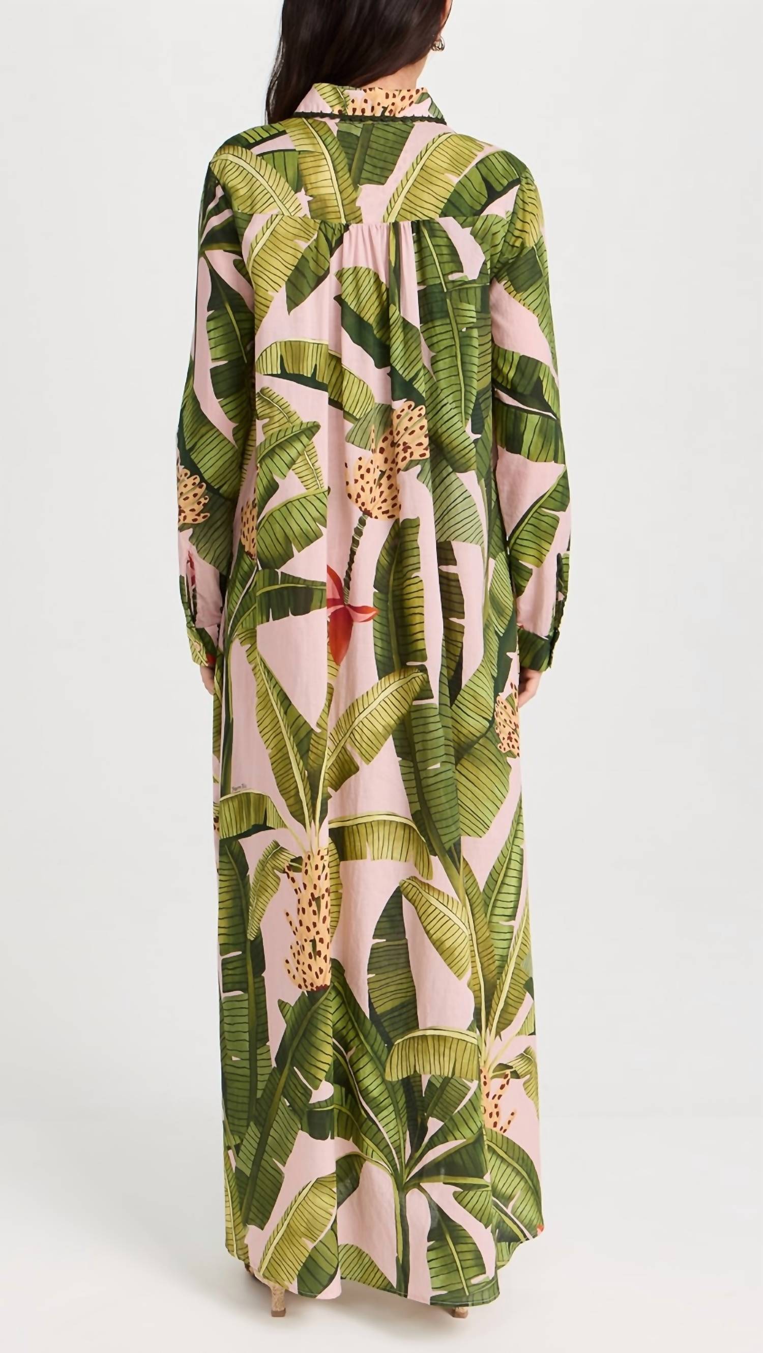 Farm Rio - Maxi Cover Up Shirt Dress