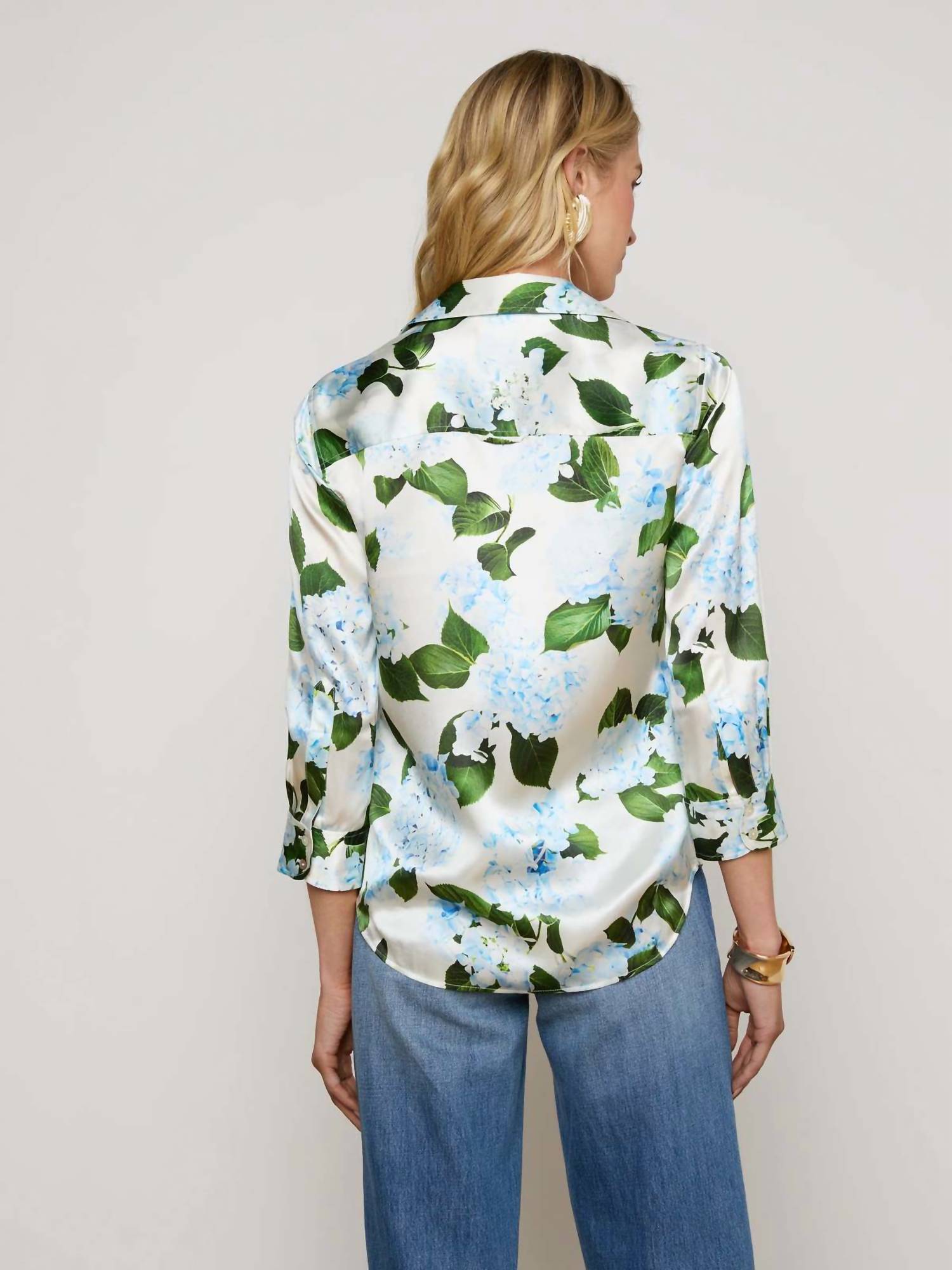 L'Agence - Dani 3/4 Sleeve Blouse
