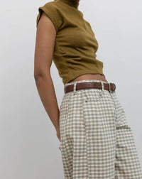 Collective - Women's Classic Leather Square Belt