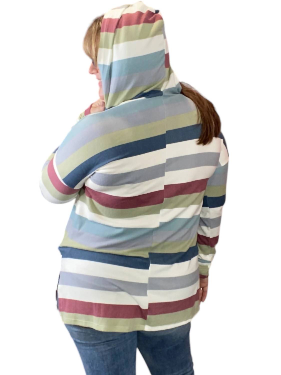 Honeyme - Stripe Hoodie