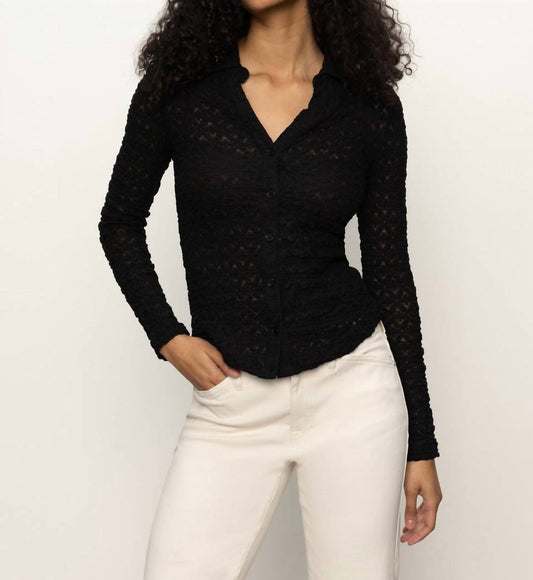 Sanctuary - Dreamgirl Lace Button Up Top