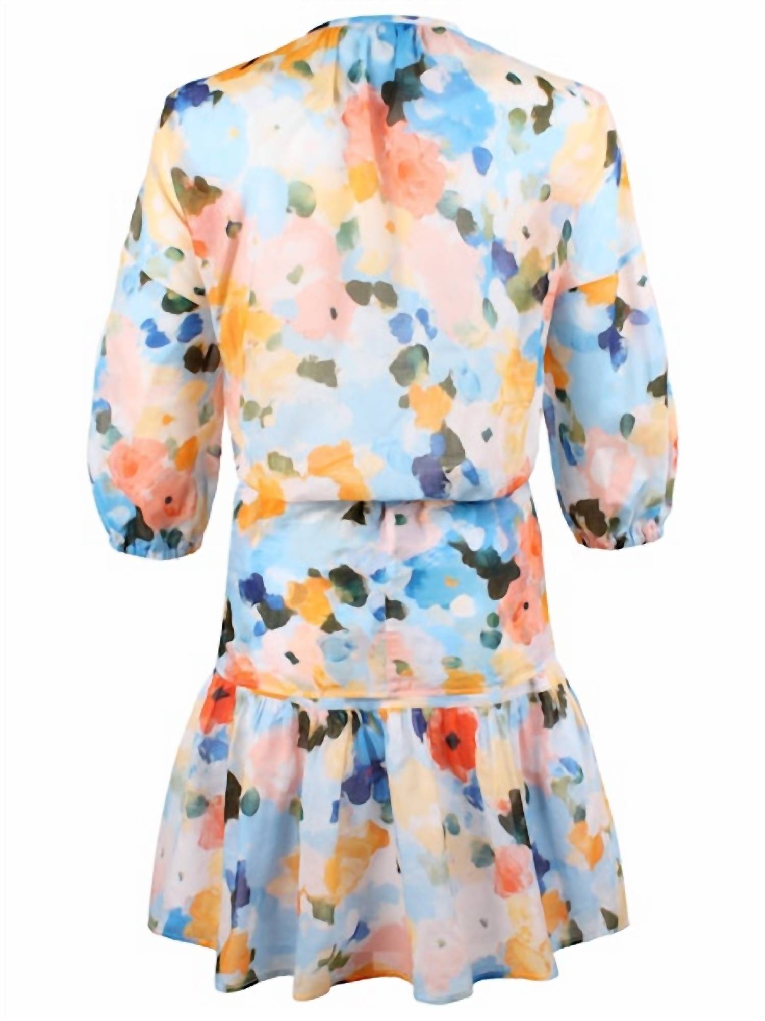 Finley Wildflower Coco Mini Dress in multi - women's dress - alternate view