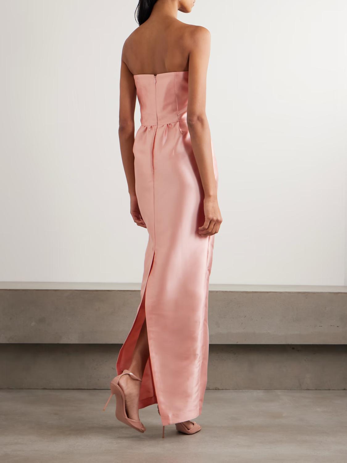 Bernadette - Strapless Taffeta Gown