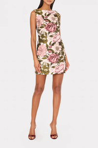 Milly - Lane Floral Jacquard Mini Dress