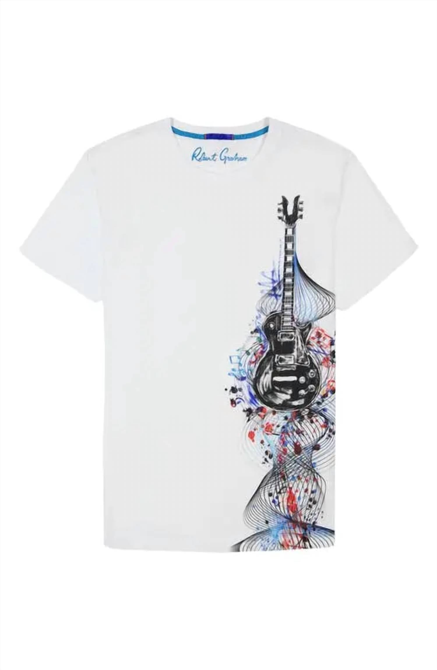 Robert Graham - Rockstar Rhythm Cotton Graphic T-shirt