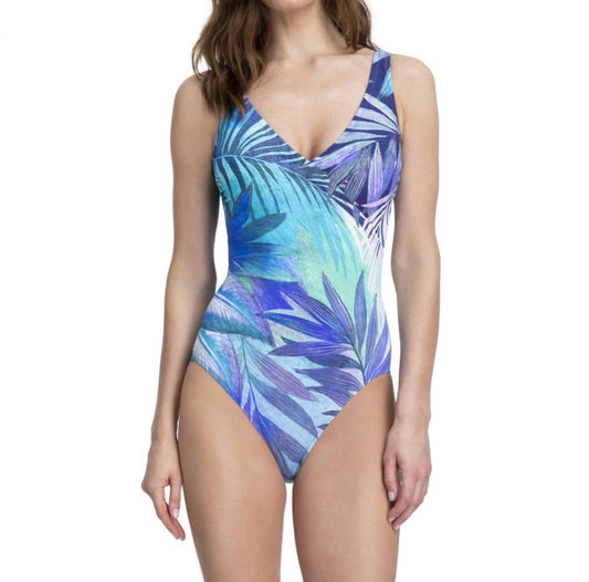 Gottex - V-neck Surplice One Piece Swimsuit