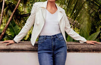 Joseph Ribkoff - Studded Faux Suede Jacket