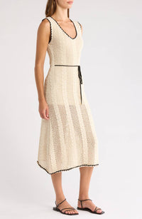 Elan - Crochet Knit Sleeveless Dress