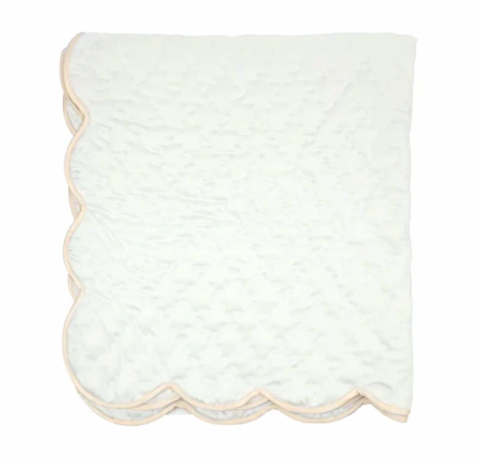 Lenora - Hand Sewn Satin Baby Blanket