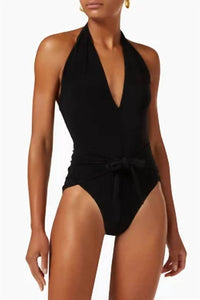 NORMA KAMALI Diaper Mio One-piece Swimsuit in black - women's swimwear