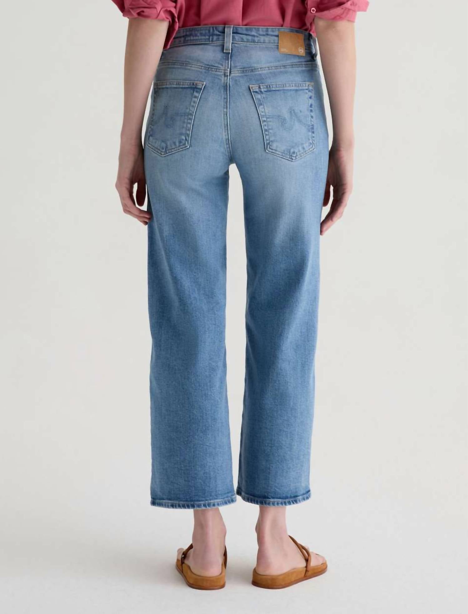 Ag Jeans - Saige Wide Leg Cropped Jeans