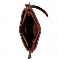 Myra Ridge Morning Glory Leather Bag in brown - women's bag - view 6