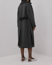 Beatrice .B - Grommet Collar Long Coat