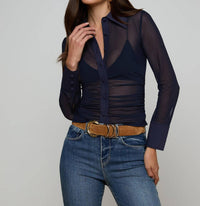 L'Agence - Isola Mesh Blouse