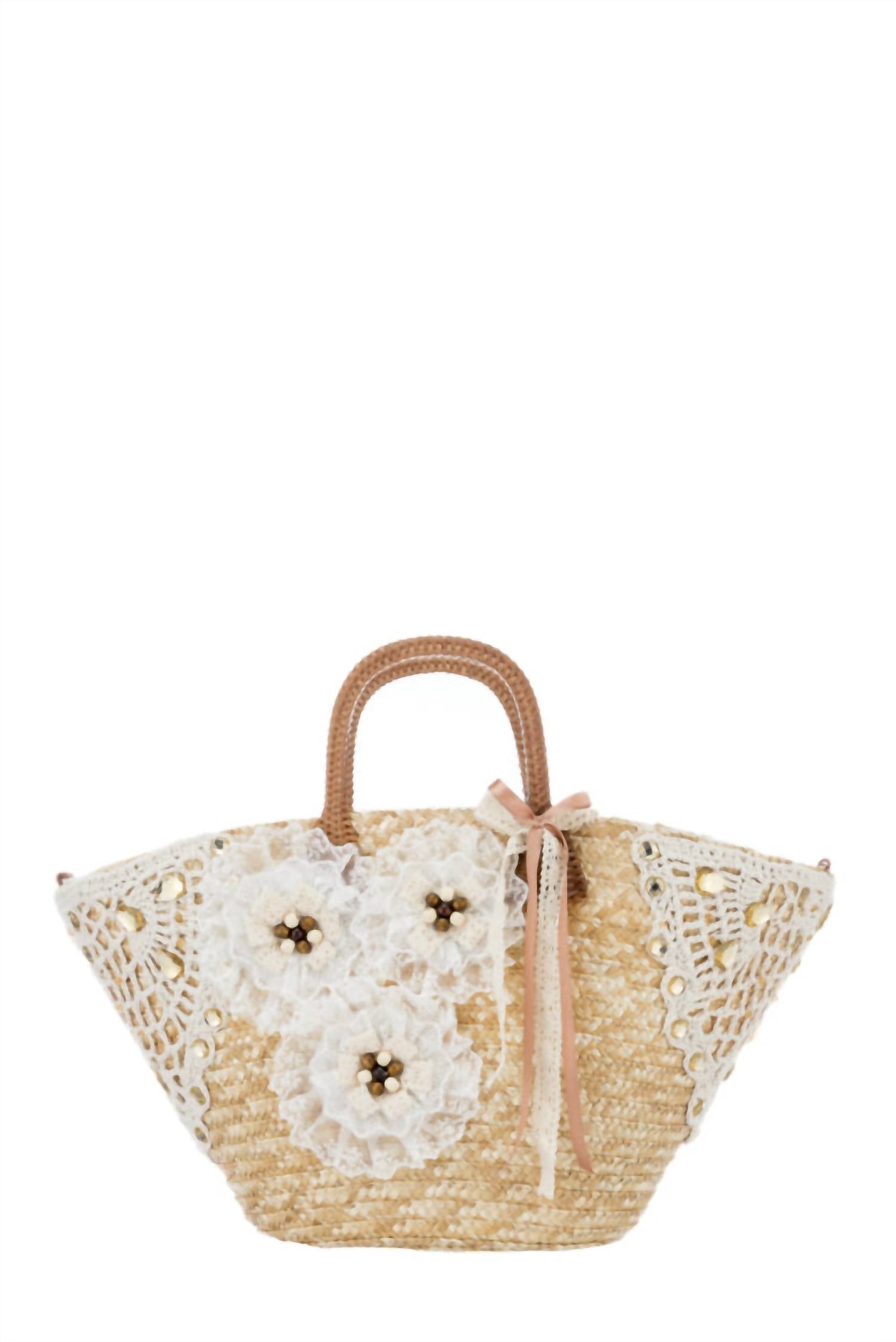 Alex Max - Women's Straw Diva tote Bag