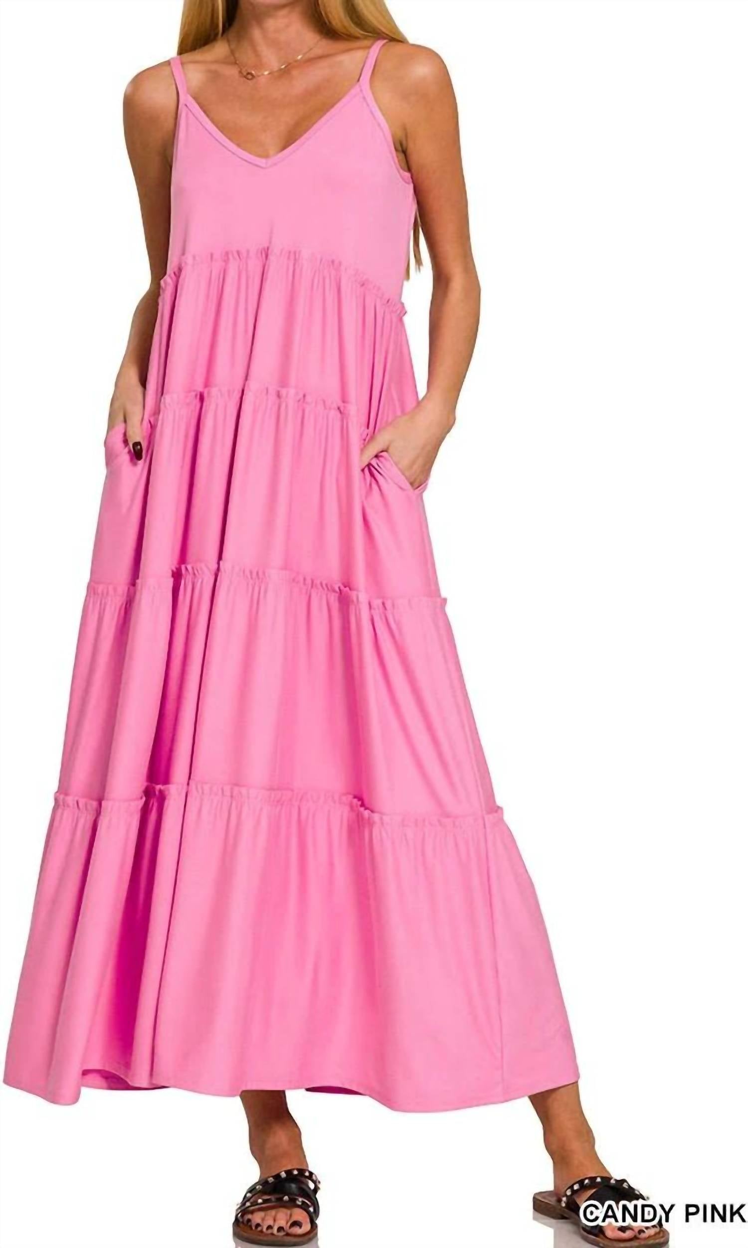 Zenana - Sleeveless Maxi Dress
