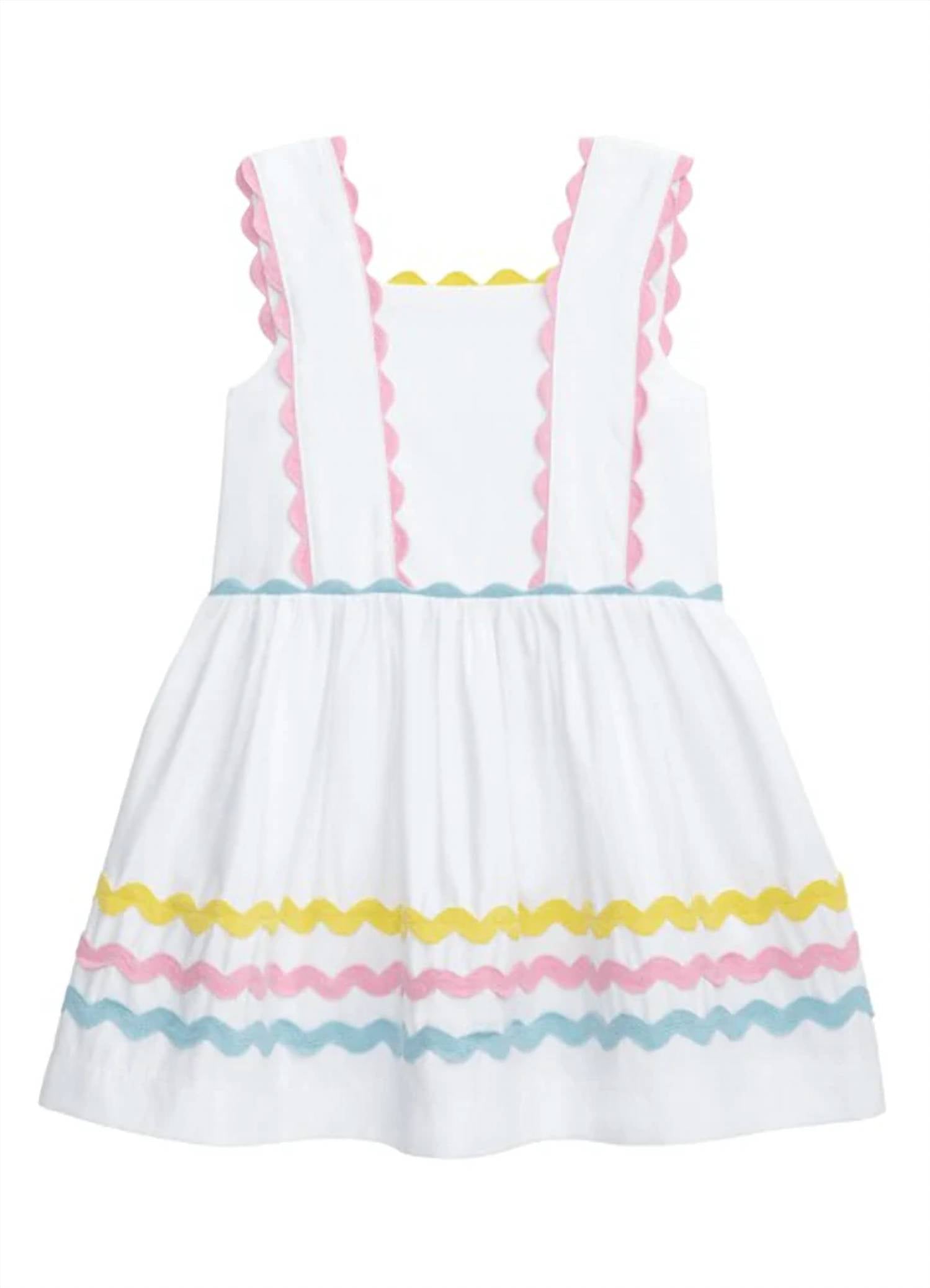 Mudpie - Girl's Ric Rac Poplin Dress