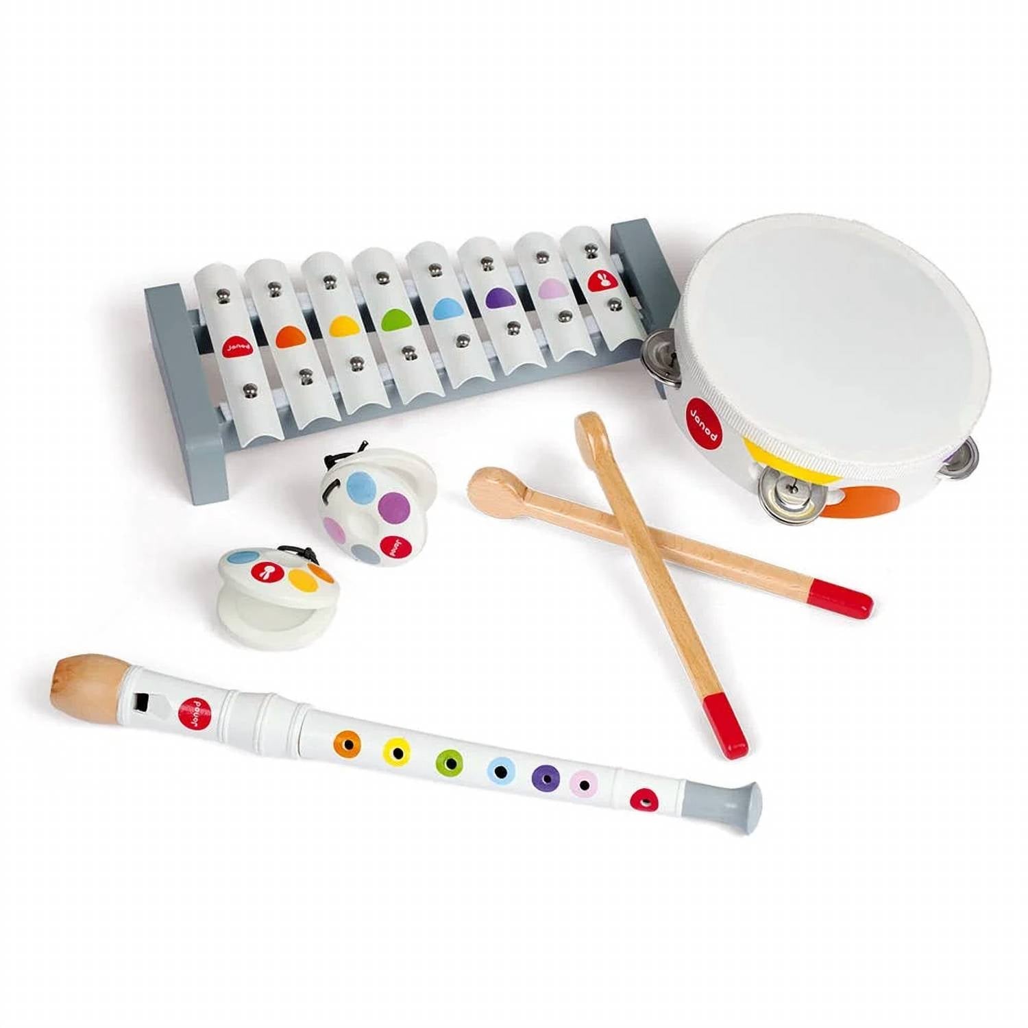 Janod - Musical Set With 4 Instruments Included