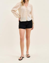 Judy Blue - High Waist Star Studded Slim Denim Short