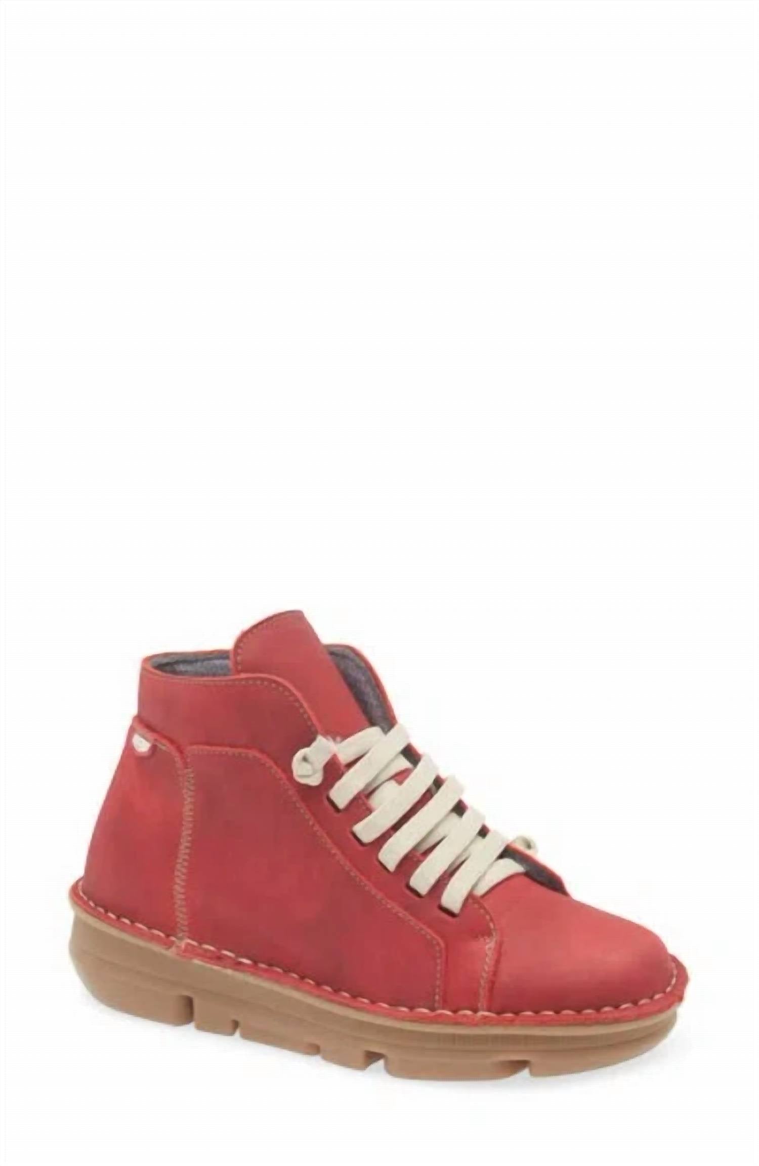 OnFoot Women's Touch Sneaker Boot in rojo - women's shoe