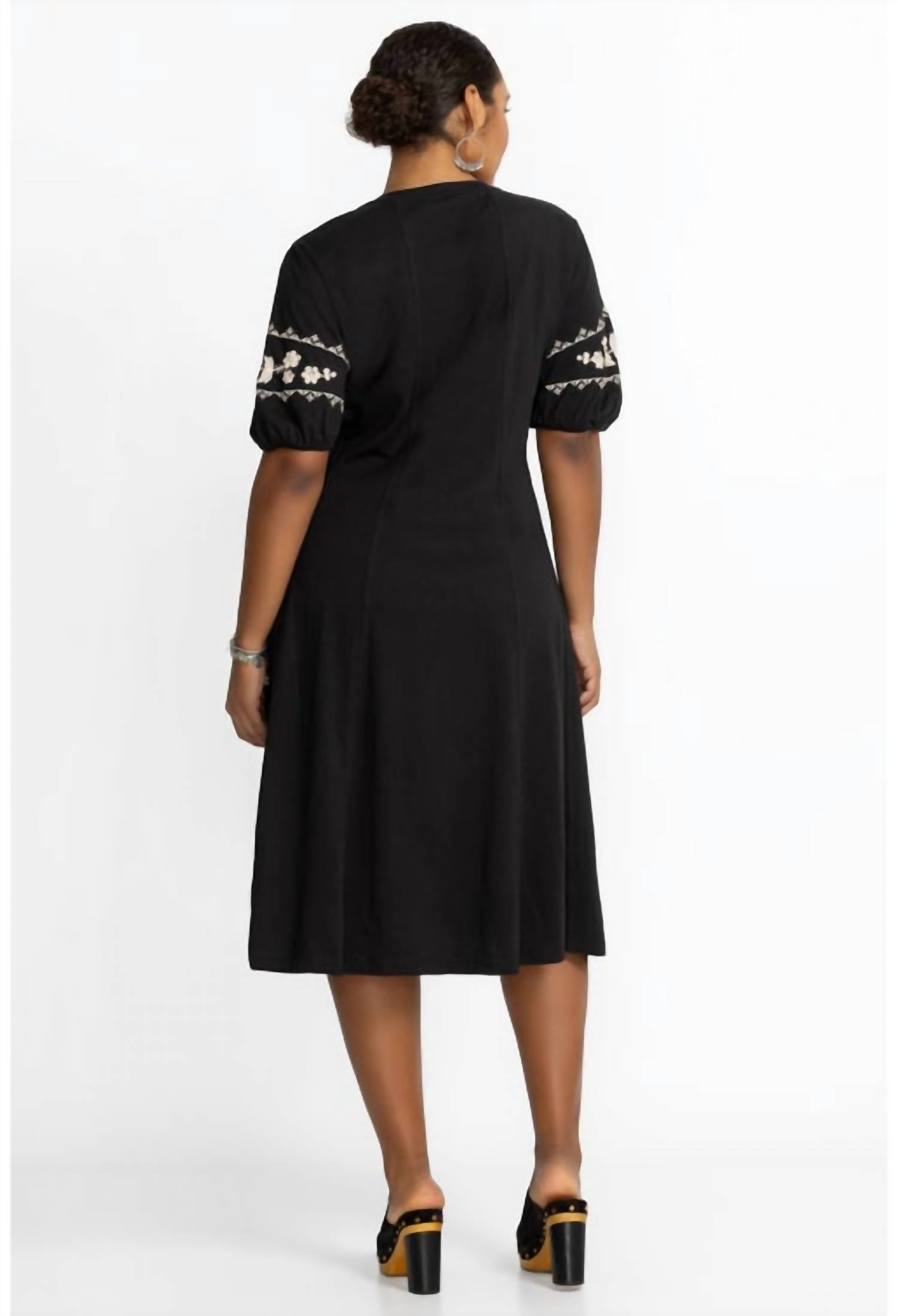 Johnny Was - WOMEN'S SEAMED KNIT DRESS CAMILLE PLUS