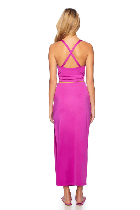 Susana Monaco - Side Gathered Slit Skirt