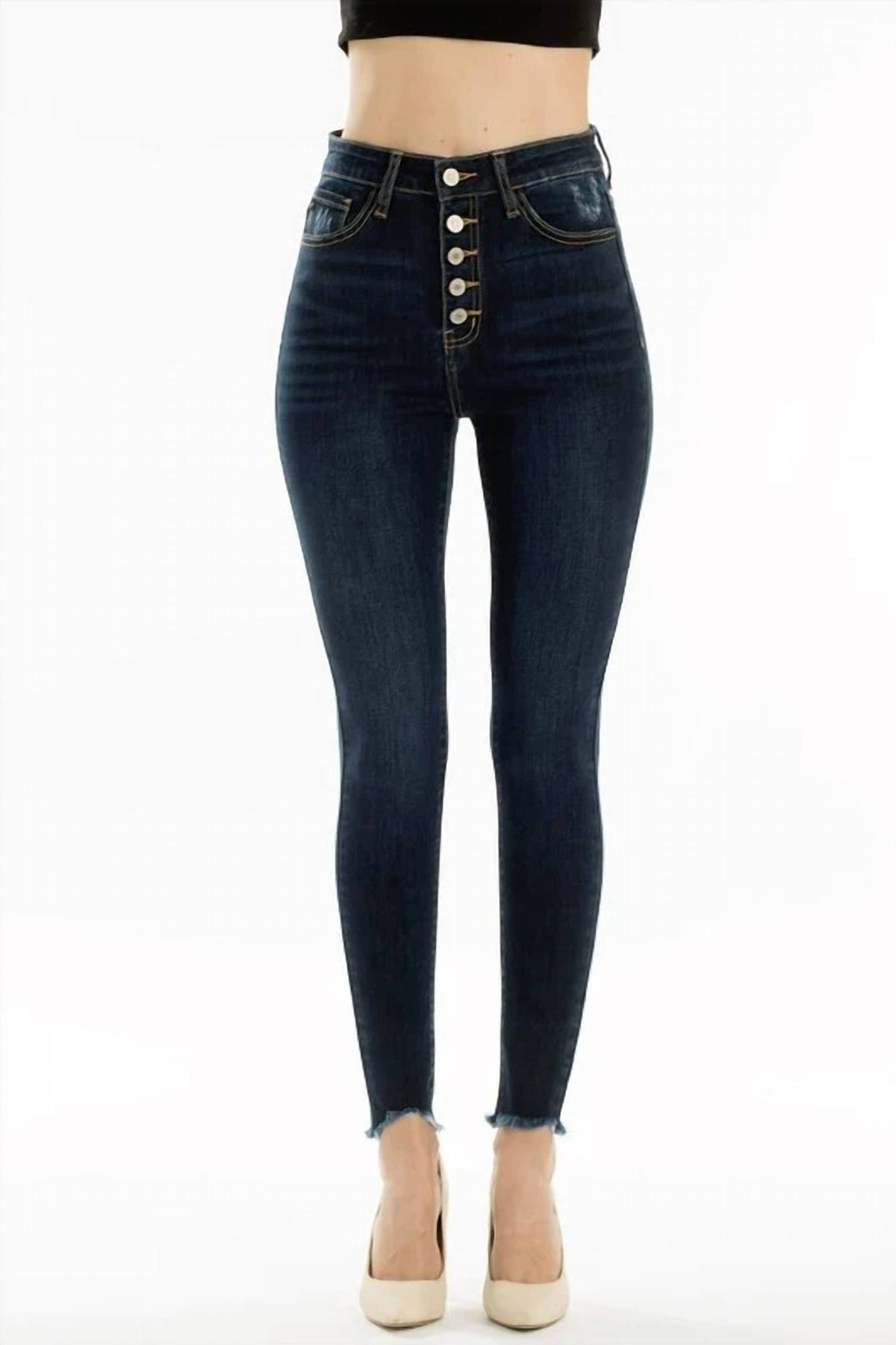 Kancan - Teresa High Rise Super Skinny Jeans
