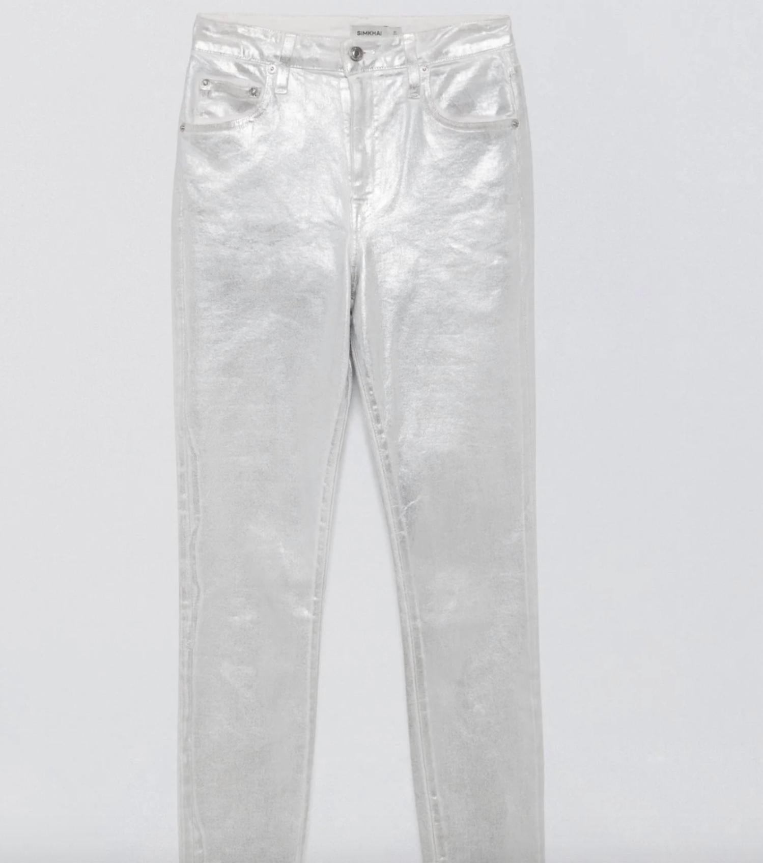 Rae High Rise Coated Jeans