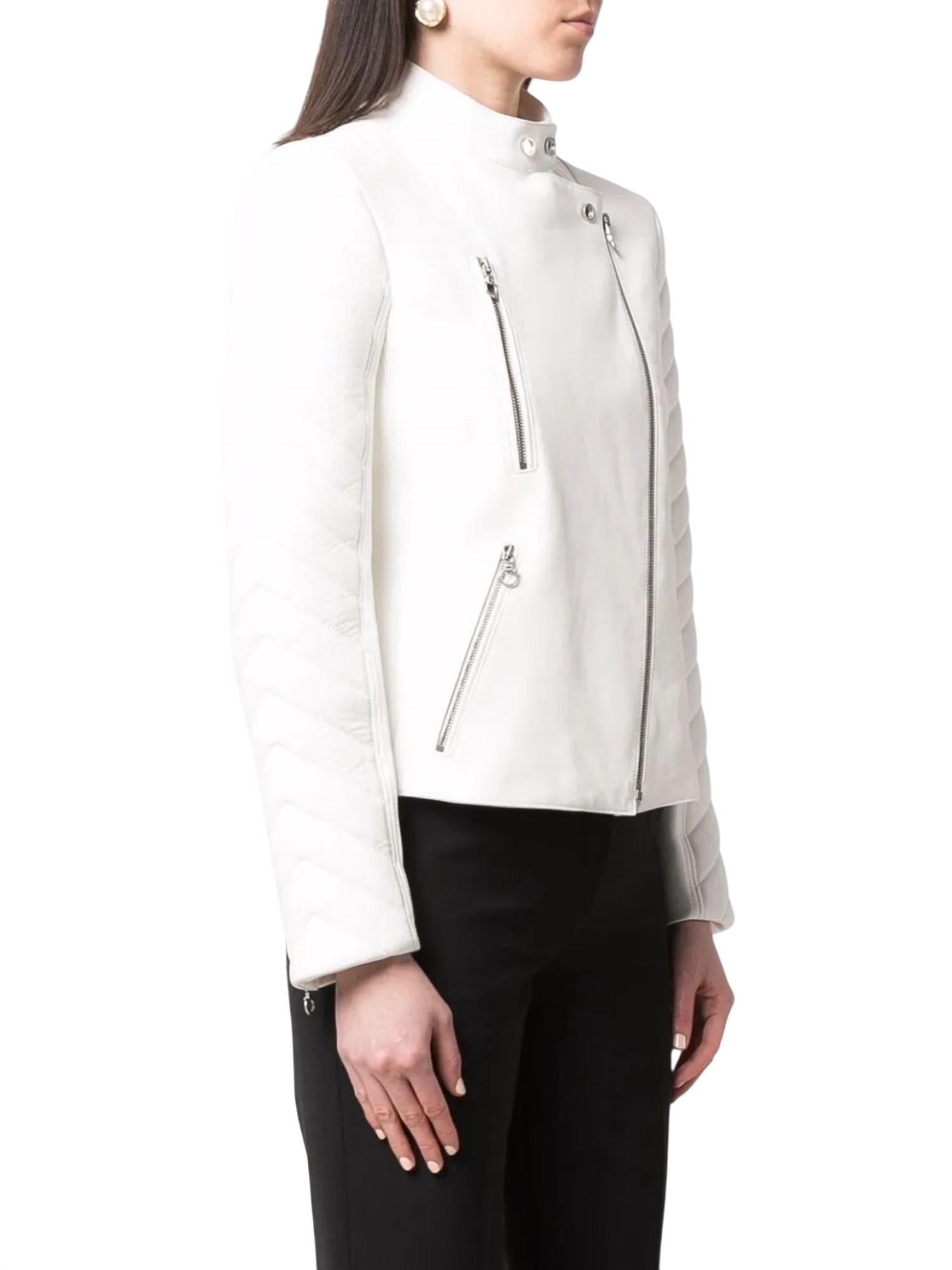 Salvatore Ferragamo - Women's Biker Leather Jacket