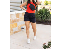 Julia Rose Lindsay Luxe Shorts in black 2 - women's shorts - view 4