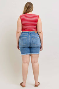 Judy Blue - High Waist Bermuda Denim Short
