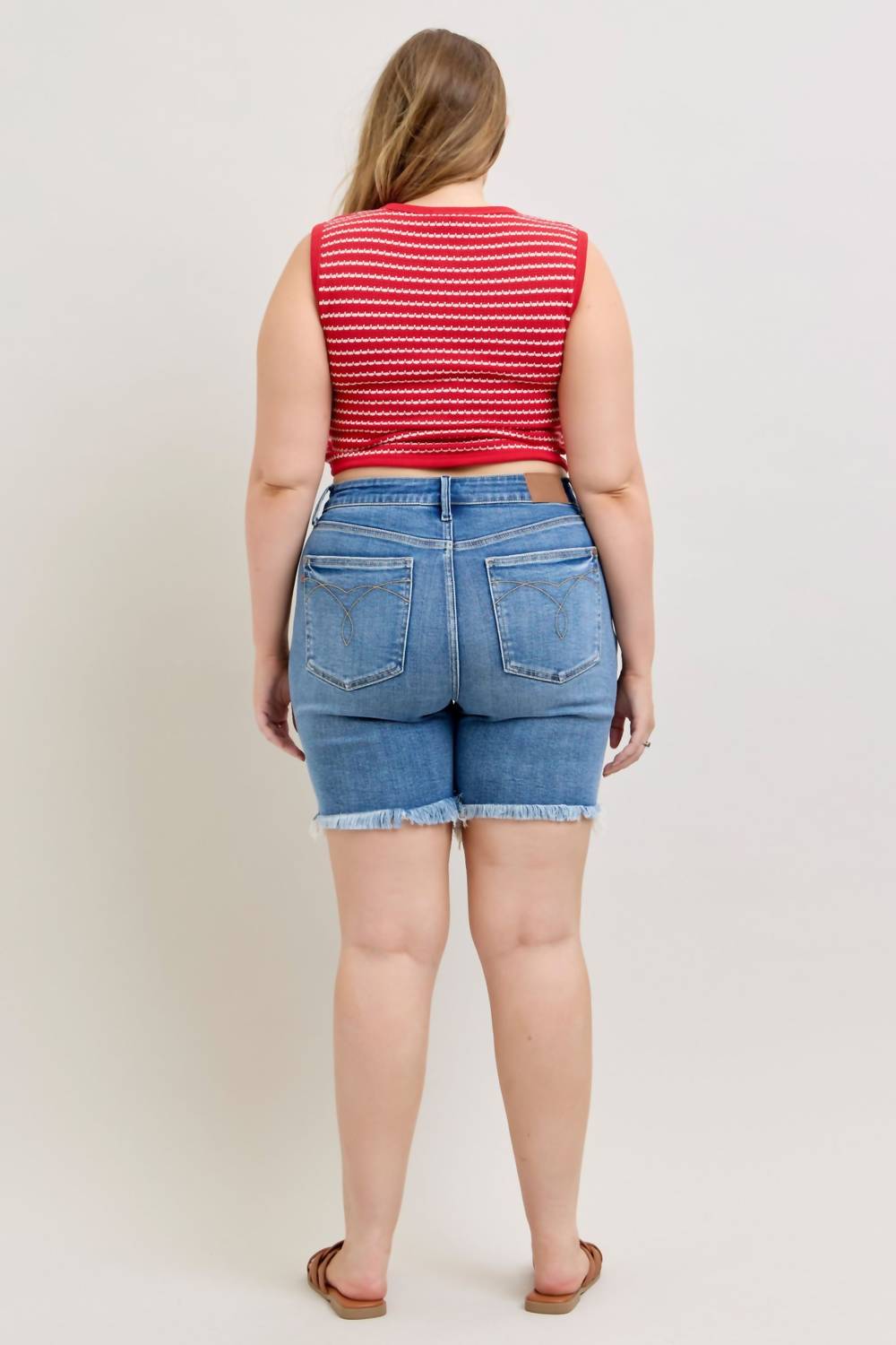 Judy Blue - High Waist Bermuda Denim Short