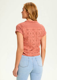 Fdj - Eyelet Button Down Shirt