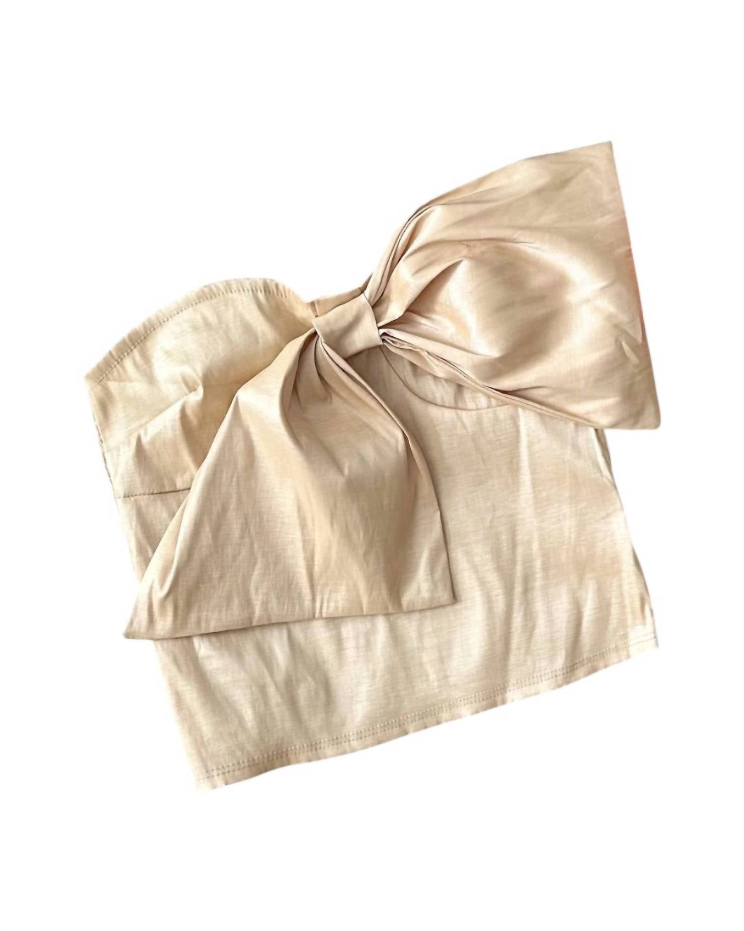 Blue Blush - Women's Bow Sheer Top