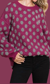 Cotton Bleu - Warm Cozy Pullover Sweater Top