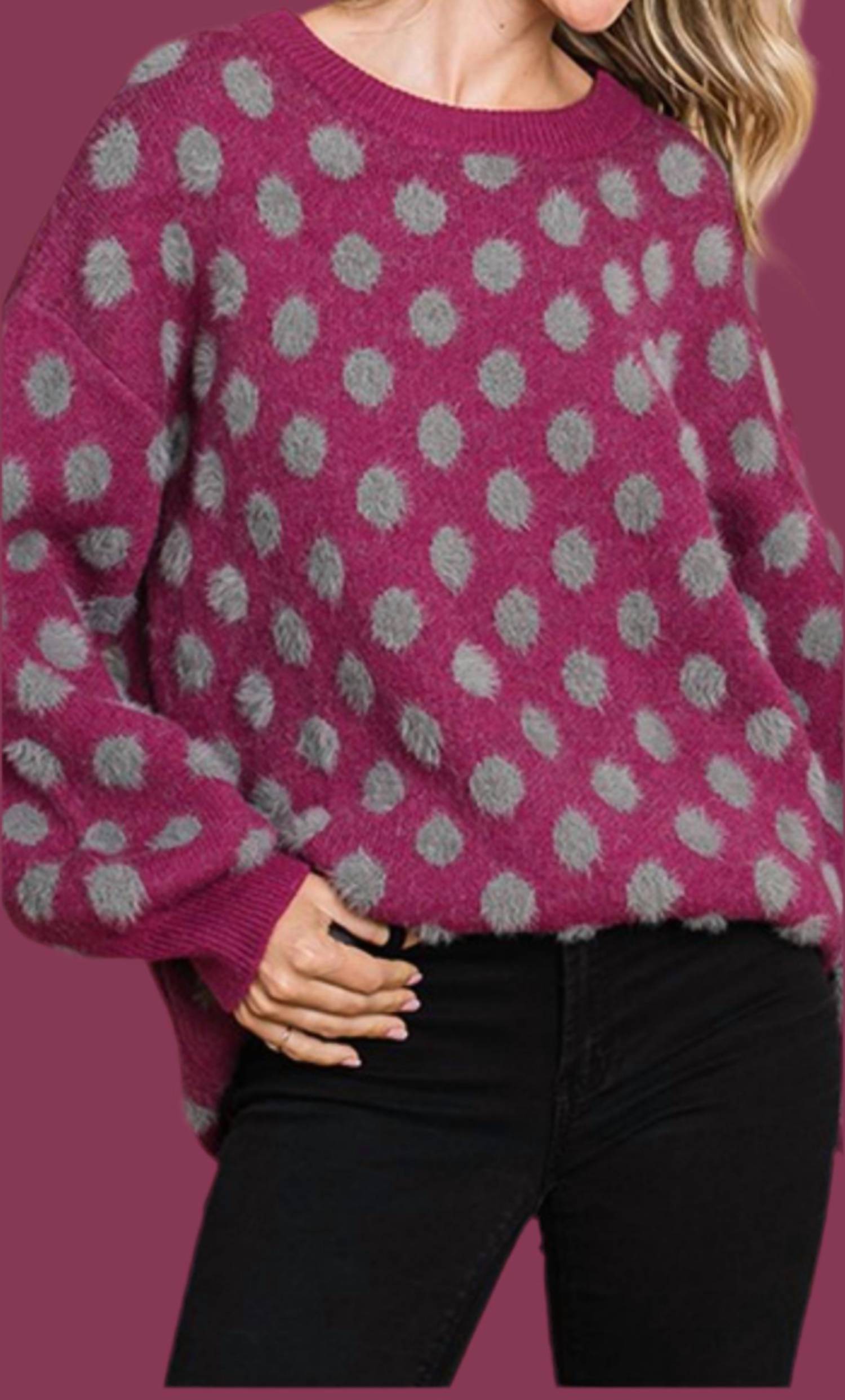 Cotton Bleu - Warm Cozy Pullover Sweater Top