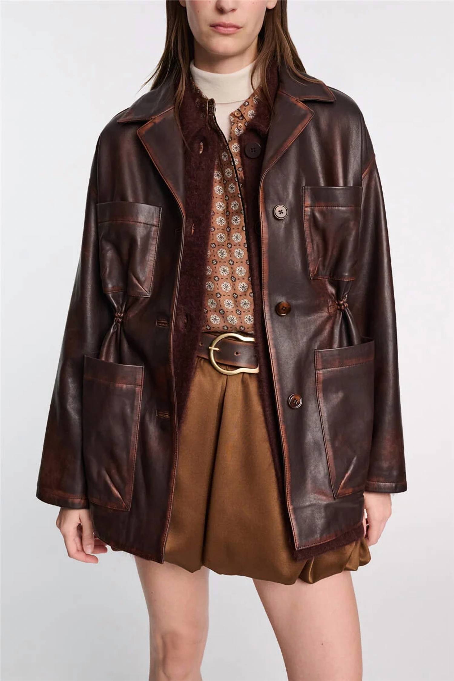 Dorothee Schumacher - SLEEK STATEMENT LEATHER JACKET