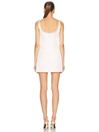 Self-Portrait - Pink Satin Bow Mini dress